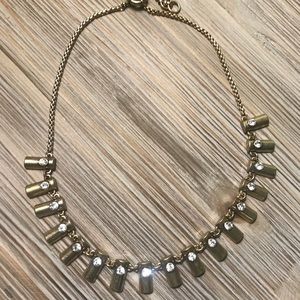 Gorgeous gold colored statement necklace